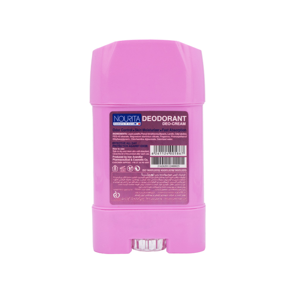 استیک کرمی ضد تعریق زنانه نوریتا مدل Rosetta حجم 75میل